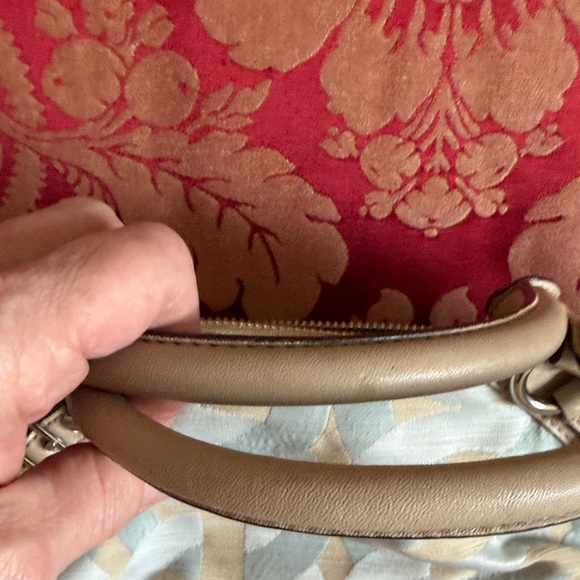 Coach Sky Blue and Cream Satchel - Picture 7 of 16